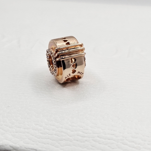 Authentic Pandora Rose BRACELET & CHARM - Picture 6 of 11